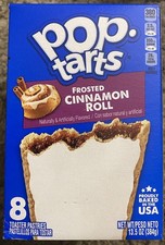 NEW KELLOGG’S FROSTED CINNAMON ROLL POP TARTS 8 TOASTER PASTRIES