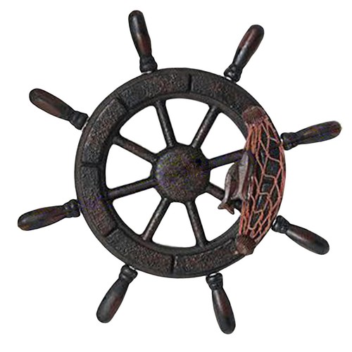 Ship wheel hanging wall - hanging, decor