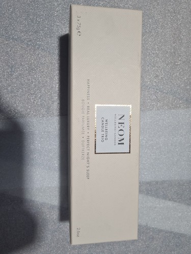 New neom wellbeing - candle, trio