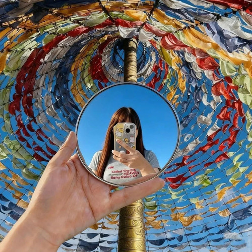 Portable selfie mirror - selfie,