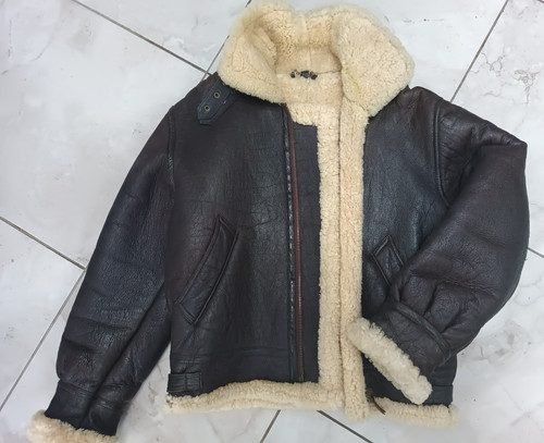 Bomber sheepskin shearling - b3,