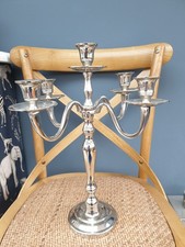 Silver Tone Candelabra 15