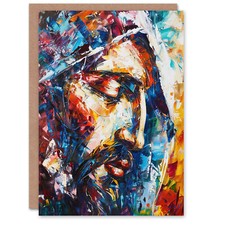 Jesus Face Portrait Religious