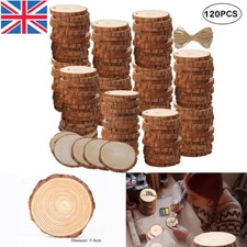 120Pcs Wood Slices 5-6cm Round
