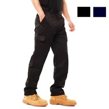 Mens black cargo combat work - mens,