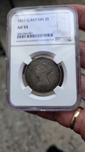 1852 ngc graded au55 british - ngc,