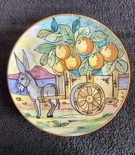 Hand Painted Ceramic Plate –