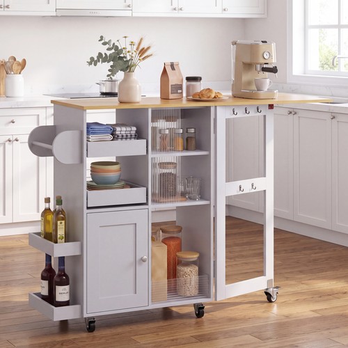 Kitchen island wheels - kitchen, on