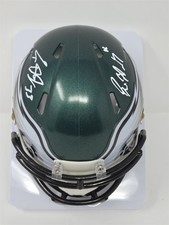 COOPER DEJEAN REED BLANKENSHIP signed EAGLES mini helmet FANATICS COA