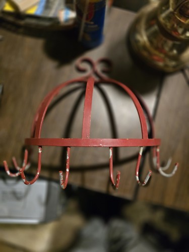 Vintage wrought iron scrolled - wrought,