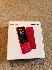 Nokia 150 Mobile Phone RED, Dual SIM, 2g, Unlocked, Basic Button