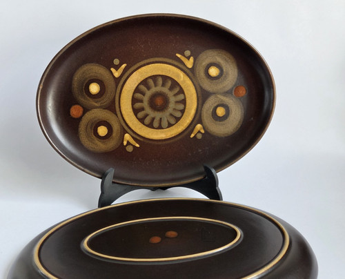 Denby arabesque oval steak - oval,