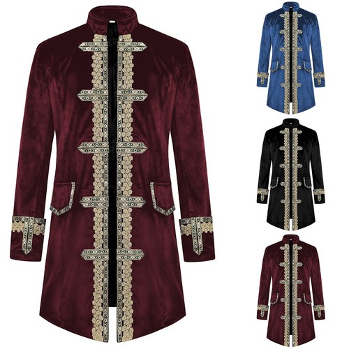 Men fashion gothic trench - fashion,