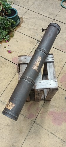 Wwii military map transit tube - military,