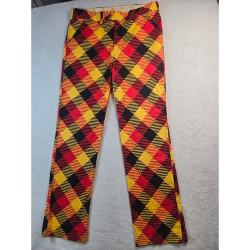 Loudmouth golf mens 34x32 - mens, red