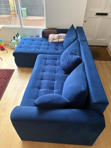 Velvet sofa bed - velvet,