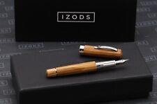 Omas Milord Olive Wood Sterling Silver Fountain Pen