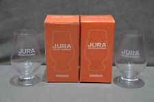2x Jura Single Malt Whisky Nosing Tasting Glencairn Glass Christmas In Gift Box