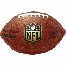 NFL AMERICAN FOOTBALL SHAPED BALLOON - 18" FOIL BALLOON!
