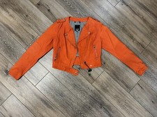 Ochnik Cropped Orange Leather