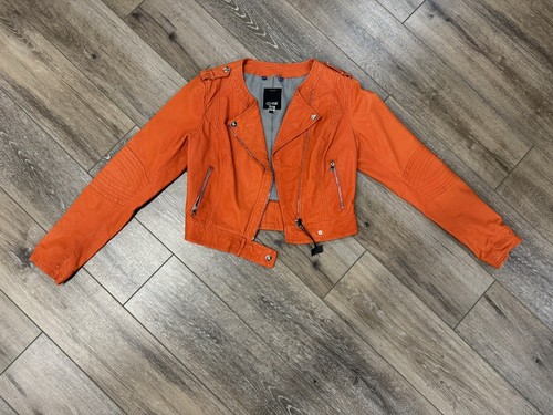 Ochnik cropped orange leather - ochnik,