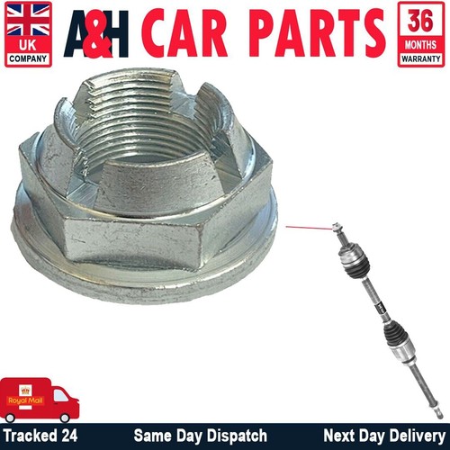 Front wheel axle nut - wheel, stub