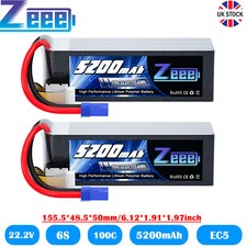 2pack Zeee 22.2V 6S LiPo