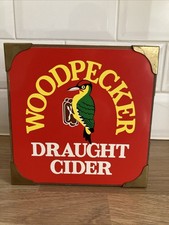 Woodpecker Draught Cider Key Box - Handmade- 8 Hooks