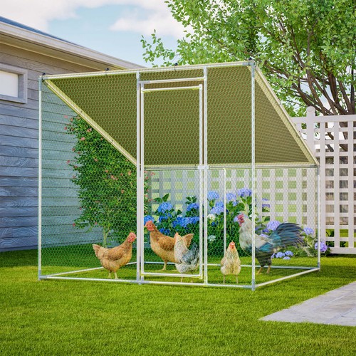 Large walk metal chicken - large,