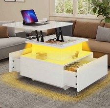 Lift Top Coffee Table LED