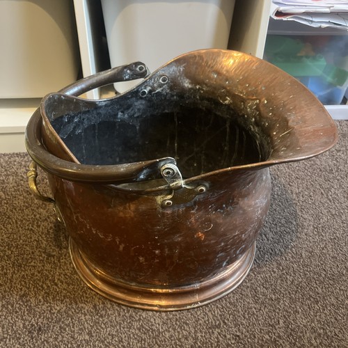 Antique brass copper coal - antique,