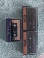 3 X USED TDK AR X 40,60 AND 90 MINUTES TYPE I CASSETTE TAPES, VGC,JAPAN