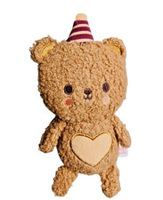 Dog pet toy small boucle bear plush cute heart  Squeaky kawaii cat pup chihuahua