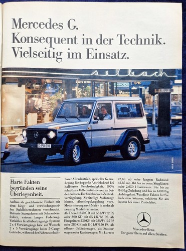 Mercedes series original - g-series,
