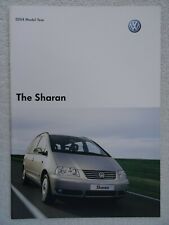 Volkswagen Sharan Brochure 2004 - SE,Sport,Turbo,Carat,V6,4Motion,1.9TDI.43 page