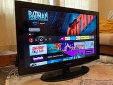 22" SAMSUNG FREEVIEW BUILT IN HD READY LCD TV  WITH ORIGINAL STAND & REMOTE CONT