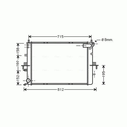 Radiator for rover 2 0 - for, 2.0