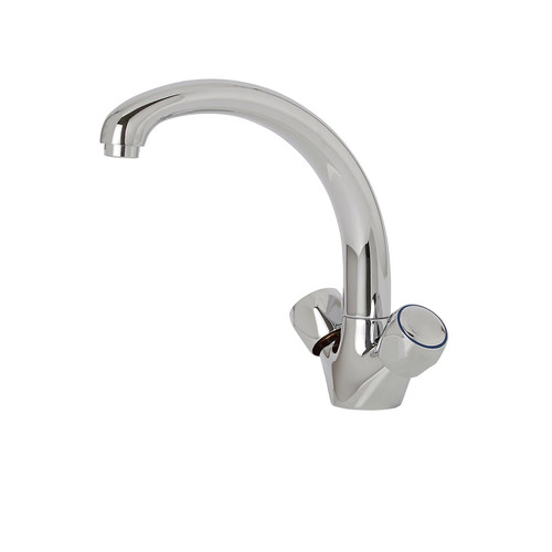 Keld chrome effect kitchen - chrome,