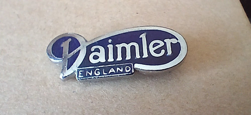 Vintage daimler england enamel - england,
