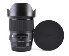 Sigma DG 20mm F1.4 HSM ART Prime Lens for Canon EF  EOS DSLRs  Front & Rear Cap