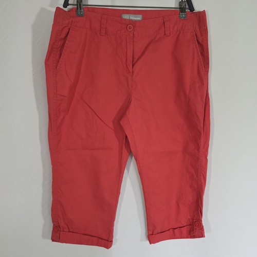 Woman red cropped trousers - red,