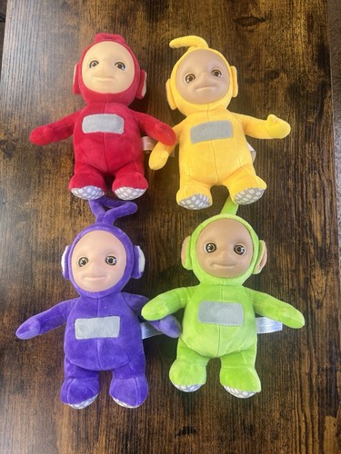 Talking teletubbies plush set - talking,