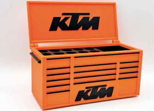Ktm motorcycle toolbox - motorcycle, pen