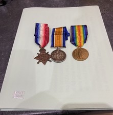 WW1 Trio Of Medals ￼