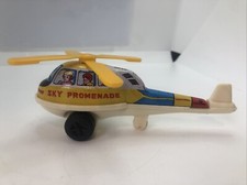 Vintage Sky Promenade Tin / Plastic Helicopter Toy ND Made In Japan (B-11)