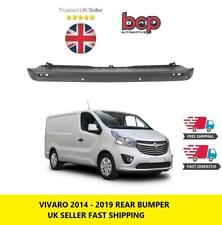 VAUXHALL VIVARO REAR BUMPER 2014 -2019 CENTRE SECTION PRIMED TEXTURED PDC HOLES