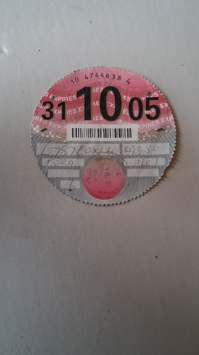 Genuine october 2005 tax - 2005, disc