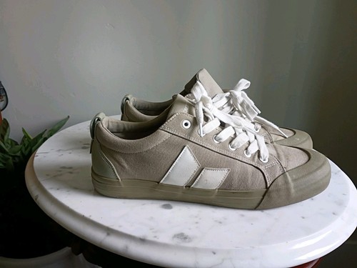 Macbeth tan and white sneakers - tan,