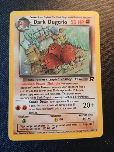 Dark dugtrio team rocket - 6/82,