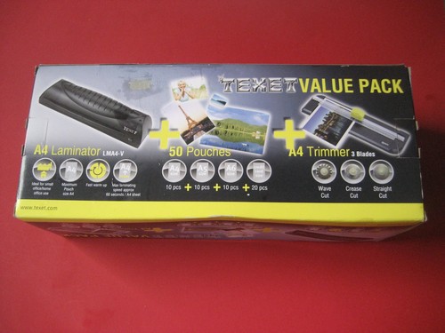 Texet laminator pouches - texet, a4